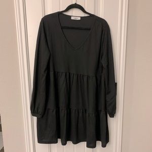 CJLA Tiered Long-Sleeve Dress